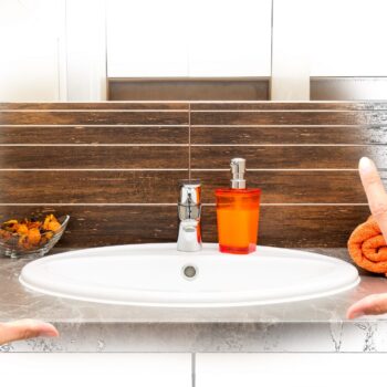 Gilmans Kitchens and Baths Shutter Stocks Sink View