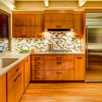 Custom Design Multi-Color Kitchen Backsplash