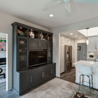 White Open Custom Kitchen Design