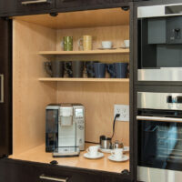 Custom Cabinet for Coffee Station