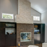 Semi Custom Cabinetry for Family Room