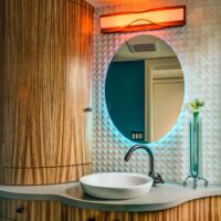 Eclectic Powder Room Design