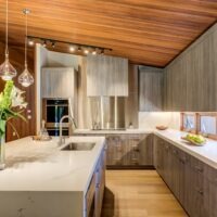 Gray Hickory Kitchen Cabinets